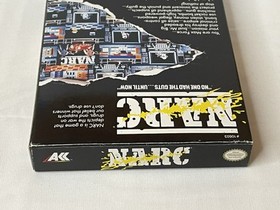 Narc (Nintendo NES, 1990) Complete w/ Poster & Reg Card VG Cleaned Tested