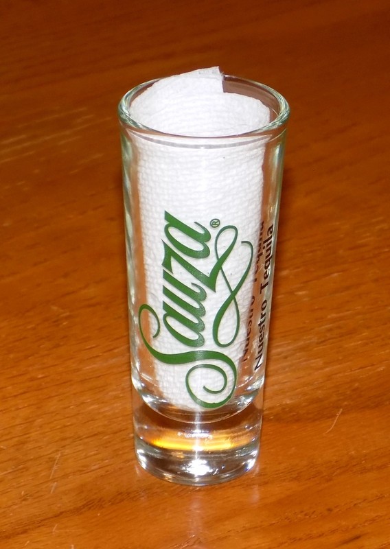 SAUZA NUESTRO TEQUILA SHOOTER SHOT GLASS