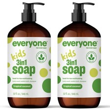 Everyone 3-in-1 Kids Soap, Body Wash, Bubble Bath, Shampoo, 32 Ounce Pack of ...