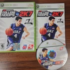 College Hoops NCAA 2K7 - Xbox 360 CIB Complete with Manual