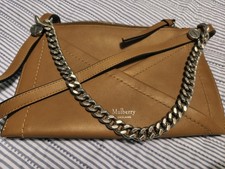 Mulberry M Bag Pouch Clutch Leather Brown 🟤