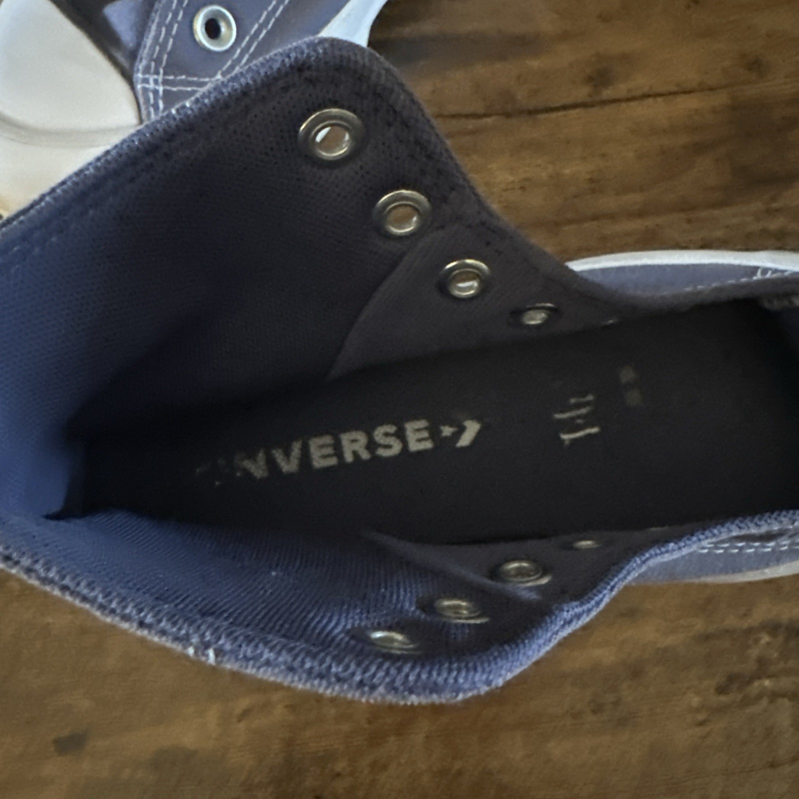 Converse Women's Chuck Taylor All Star Lugged Blue/Gray Canvas Shoes Sz 5.5 thumbnail 4