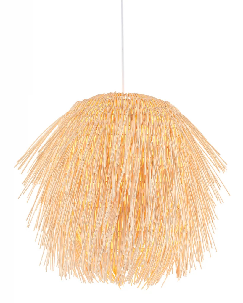 Lampshade Beige Pushpa Light Shade Natural Rattan Only Endon 109204