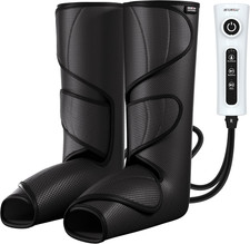 Leg Massager for Circulation and Pain Relief, Air Compression Calf Foot Leg Mass