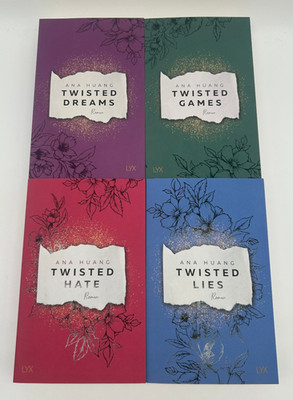 Ana Huang Twisted Reihe Band 1-4 komplett | Twisted Dreams Games Hate Lies