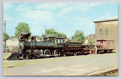 Memorial Engine 3 Spot Two Harbors MN Iron Ore Mining Postcard