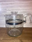 Vintage 7759 B Pyrex 9 Cup Glass Percolator Coffee Pot Stovetop Maker