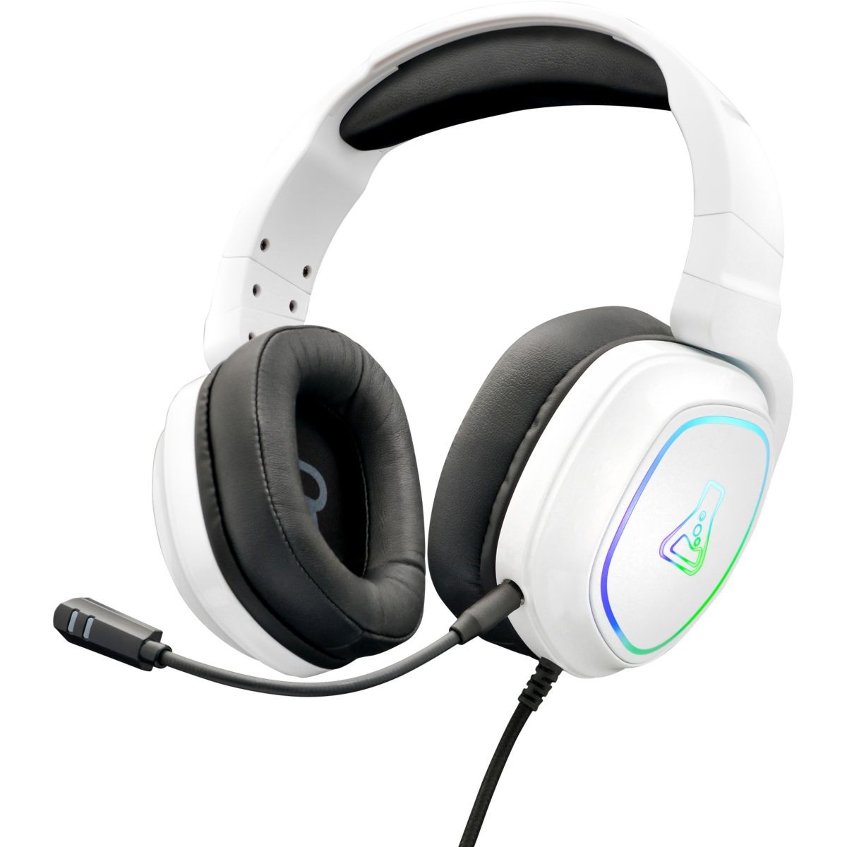 Casque gamer THE G-LAB KORP RADIUM BLANC