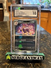 2025 Pokémon Liepard 056/086 White Flare Master Ball Reverse Holo CGC 10