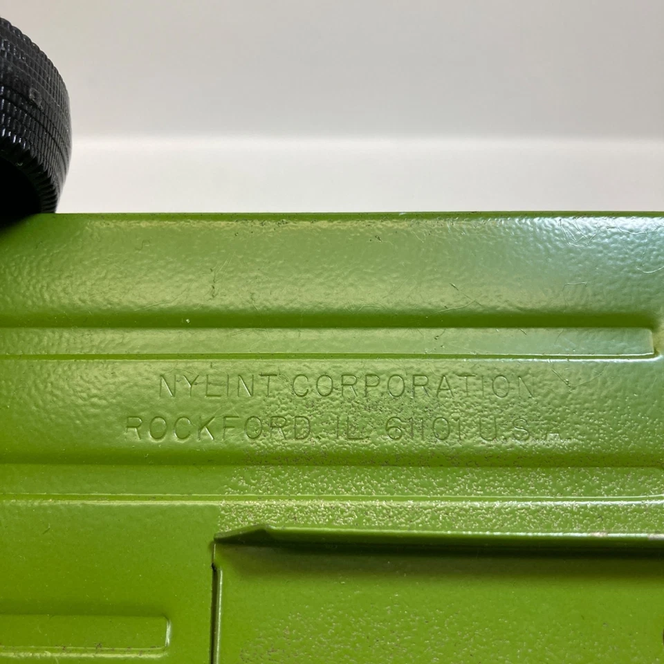 Nylint Flatbed Trailer Green Vintage Flaws 1970s Toy Farm Tractor Hitch - Image 3 of 4