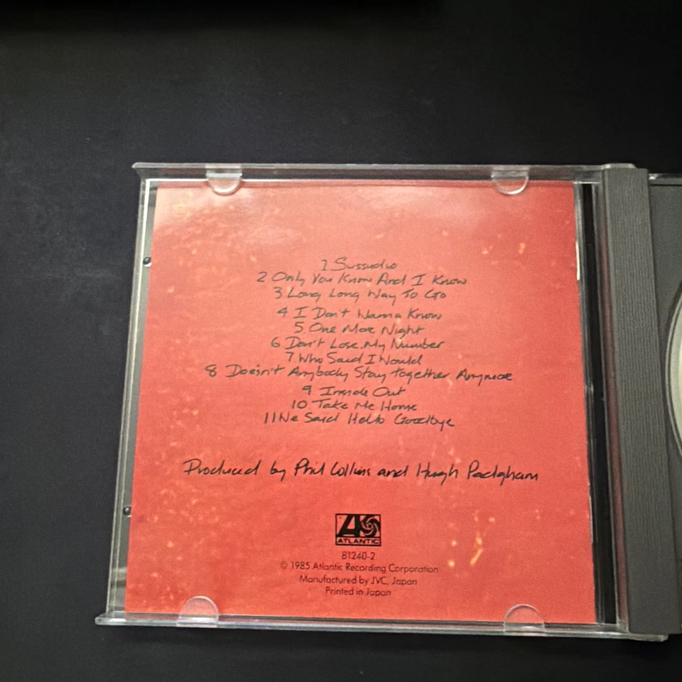 Phil Collins – No Jacket Required (CD, US, 1985, Atlantic) BD825 Foto 3 de 4