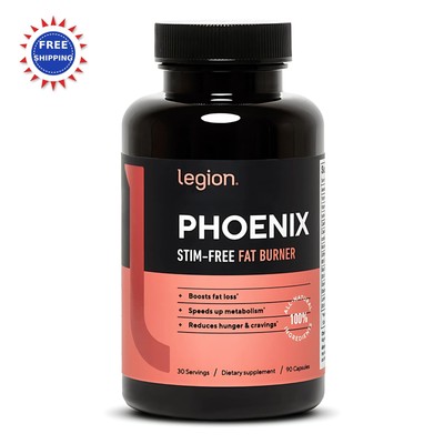 Thermogenic Fat Burners & Weight Loss Pills - 90 Capsules Legion Phoenix Serv