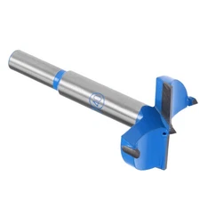 Forstner Drill Bit - [40mm] Carbide Wood Auger Opener Boring Bit, Dark Blue