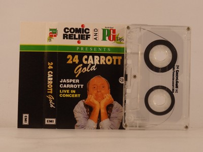 JASPER CARROTT 24 CARROTT GOLD (LIVE IN CONCERT) (81) 1 Track Audio Cassette EMI