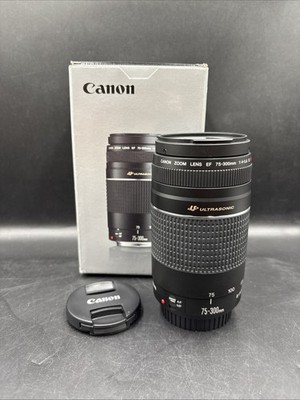 Canon EF 75-300mm f/4-5.6 III USM Zoomobjektiv - Originalverpackt - einmal benutzt / neuwertig