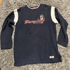 Disney Disneyland Embroidered Mickey Mouse 55 jersey sweater Shirt Small Retro
