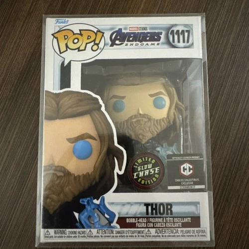 Funko Pop! Marvel Thor #1117 Chase Glows in the Dark Chalice Exclusive Protector