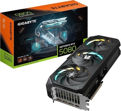 GigaByte GeForce RTX 5080 Gaming OC 16 GB GDDR7 256 Bit 30 Gbit/s