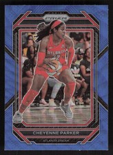 2023 Panini Prizm WNBA #117 Cheyenne Parker Blue Wave