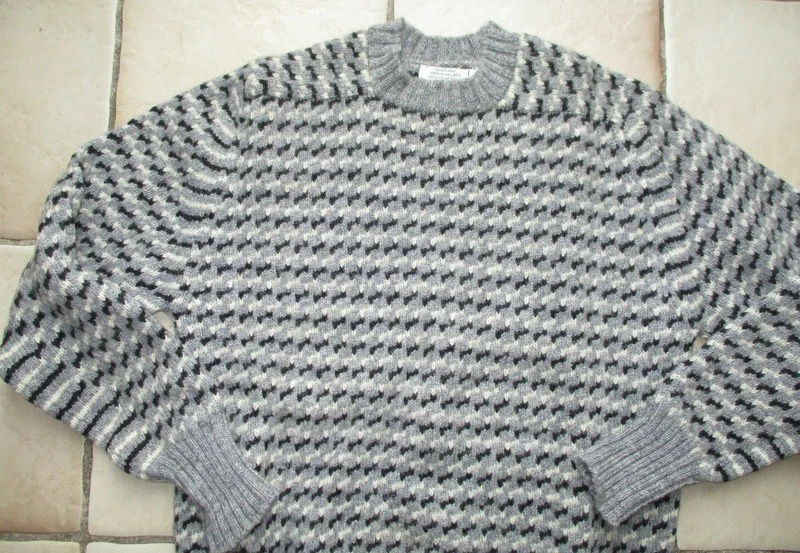 Wollpullover aus Shetland Reine Wolle v. Peter Scott - Gr. 46 **NEU - Bild 3 von 4