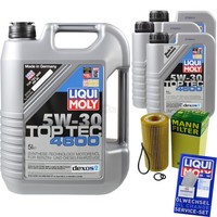 Mann Inspektionspaket 8L Liqui Moly Top Tec 5W-30 FüR Mercedes E-Klasse T-Model