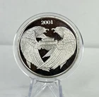 Harley Davidson 2001 Commemorative 1 Oz .999 Silver Round Proof
