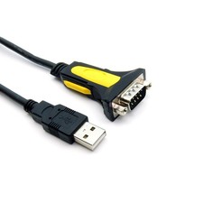 5 Pack of USB to RS232 Serial Adapter DB9-Male/ Hex Nut, Prolific Chipset