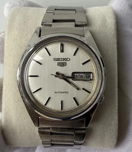 Seiko 5 Automatic 6309-7150 Day/Date Vintage Men's Watch Stainless Steel