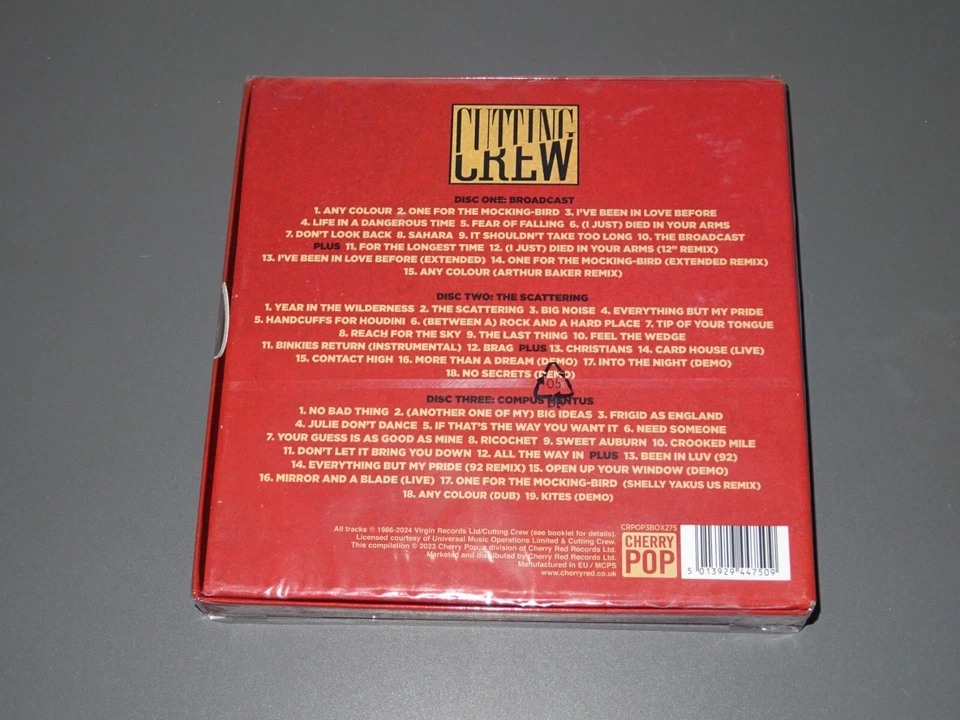 CUTTING CREW - ALL FOR YOU 1986-1992 / 3-CD-BOX-SET 2023 OVP! SEALED! - Bild 2 von 2