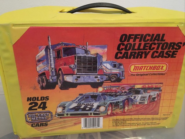 matchbox cars and case