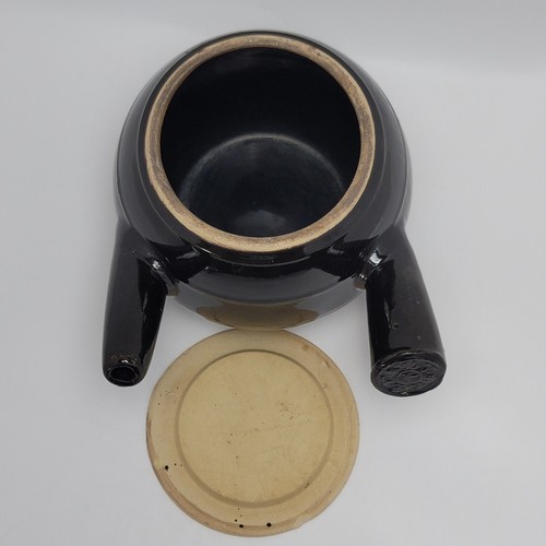 Teiera tradizionale cinese Kyusu Yokode gres pentola medicina grande vintage - Foto 2 di 13