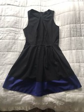 Robe noire et bleue femme New Look taille 12