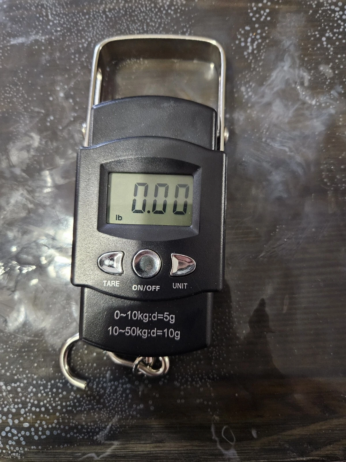 Digital Luggage Scale Hand Held Checked Airport Baggage Bag Carry On LCD 110 lb.