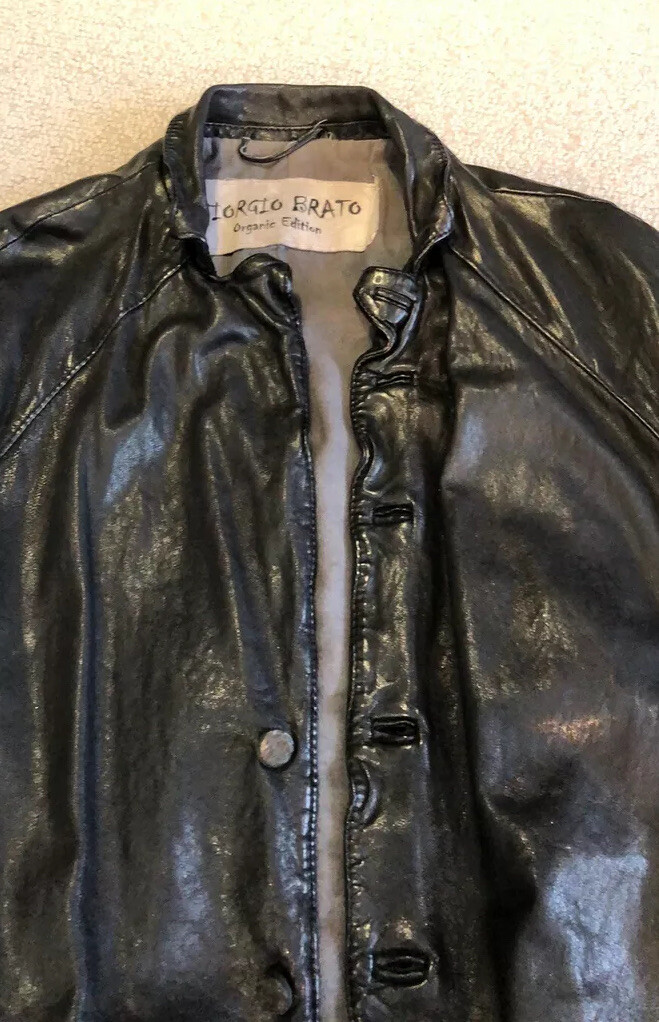 Giorgio Brato オーガニックエディション レザージャケット 40 Giorgio Brato オーガニックエディション レザージャケット 40