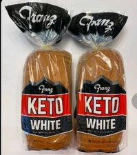 Franz ZERO Net Carbs White KETO Bread Loaf  2 LOAVES  4g protein 0g sugar 2pk 