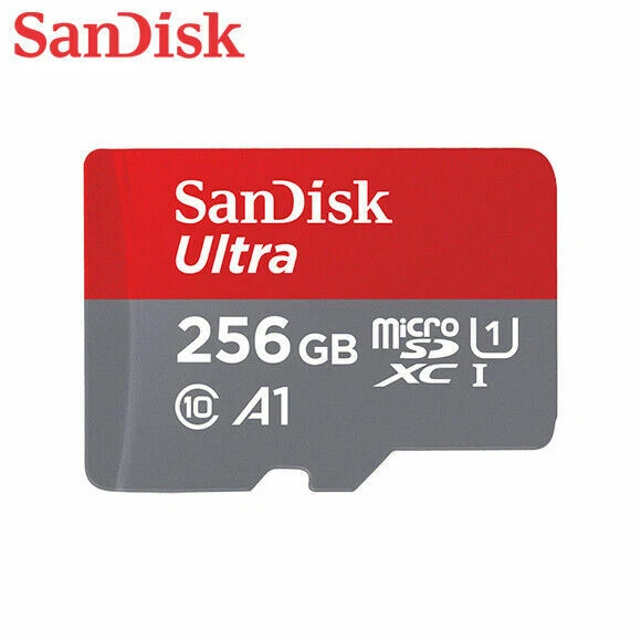 SanDisk Ultra 256 Go Classe 10 UHS-I MicroSD Carte Mémoire (SDSQUA4-256G-GN6MA)