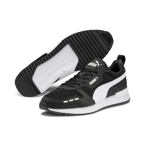 Puma R78 Unisex Sneaker Low Top Trainers 373117 Black - 第 1/6 張圖片