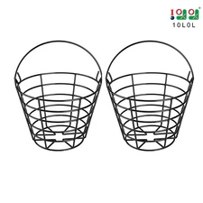 10L0L Golf Ball Basket with Handle, Golf Ball Container Bucket  -2 PCS