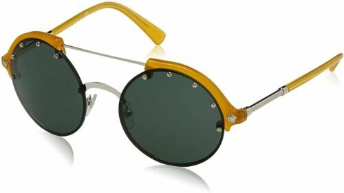 VERSACE VE4468U 544987 Sunglasses Yellow Frame Dark Grey  display picture 1