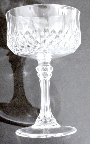 Cristal D'Arques Longchamp Crystal Champagne / Sherbet Glass Goblet FreeS&H - Picture 2 of 4