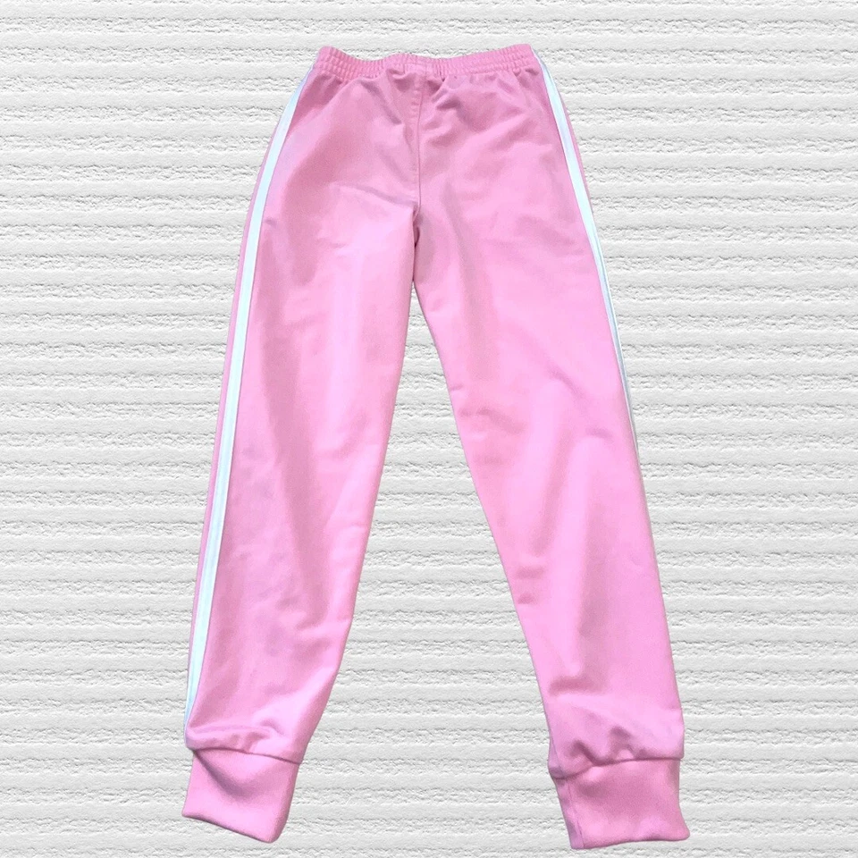 Adidas Girls 6X Pink Sweatpants Athletic Lounge Comfort Casual - Image 2 of 4