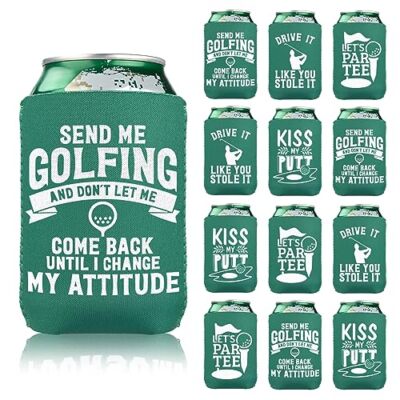 Beer Can Coolers Funny Koozies for Bachelorette Party 12 Pack