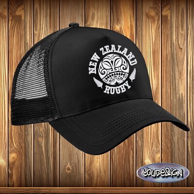 New Zealand Rugby Sport World Cup Trucker Snapback Hat New Zealand Blacks Fun Embroidered