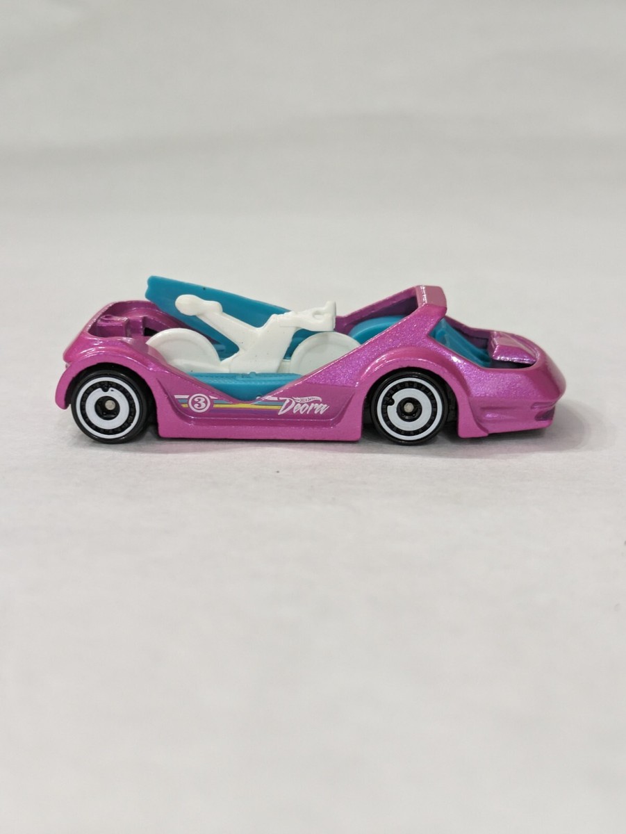 2018 Hot Wheels Deora 3 Surf Patrol Board Purple Pink And