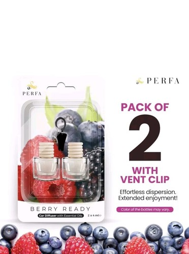 Perfa Auto Lufterfrischer Öl Parfüm Duft Duft Beere 8ml - Neu UVP 7,99£