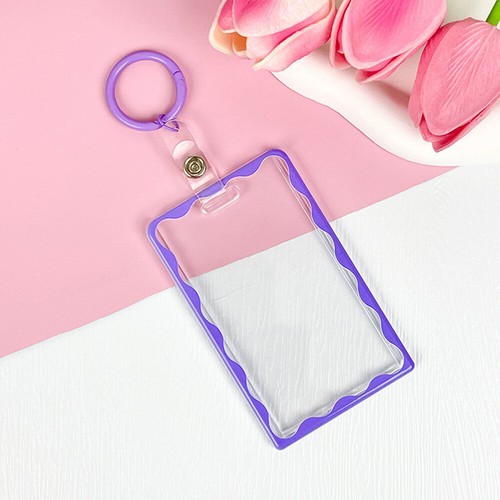 Stationery Card Protection Sleeve Keyring Card Sleeve Transparent Cute Creative - Picture 29 of 37