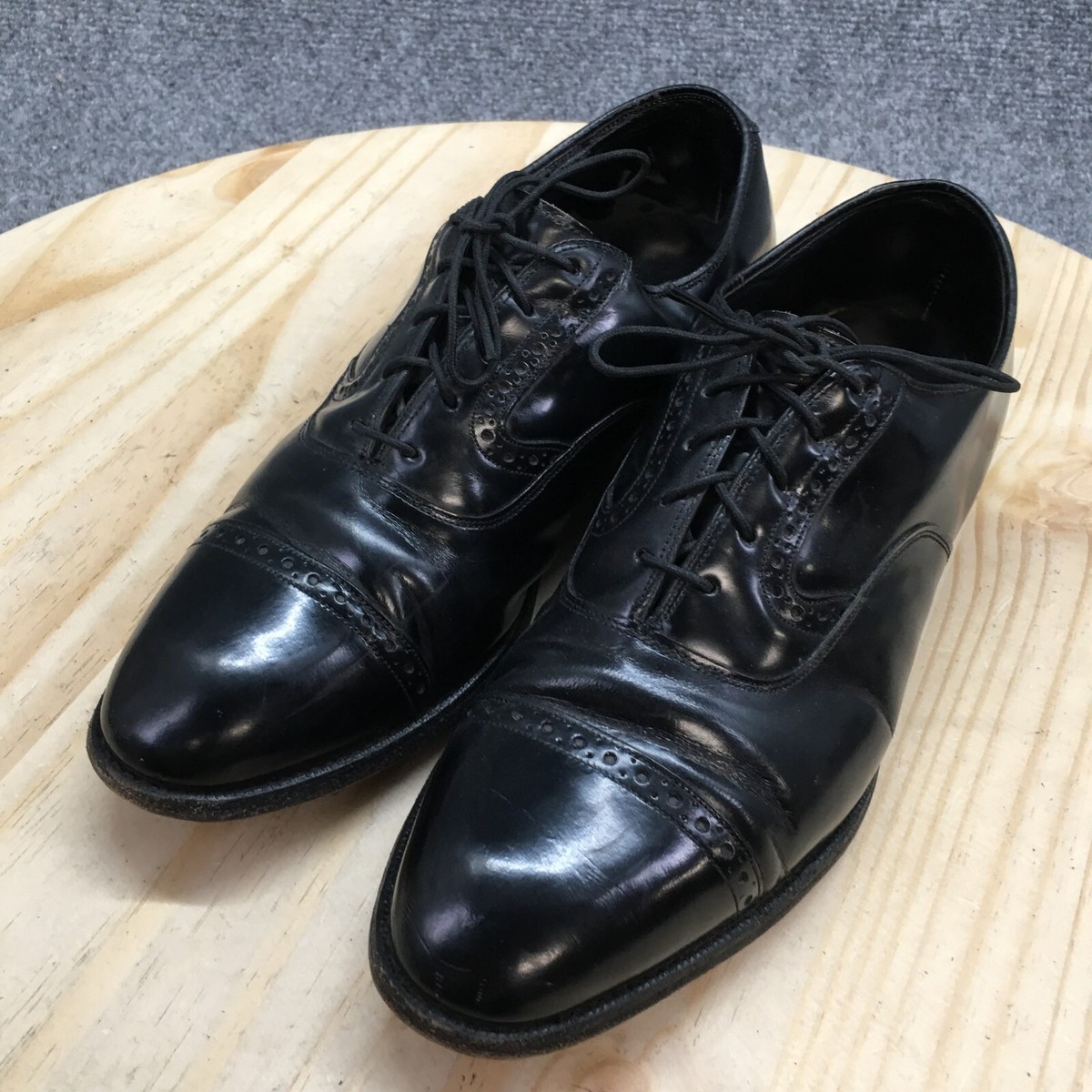 Stafford Executive Cap Toe Oxford Dress Shoes Mens 8.5B 