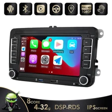 For VW Jetta Passat Eos Golf 7" Touch Screen Car Stereo GPS CarPlay Radio 4+32GB