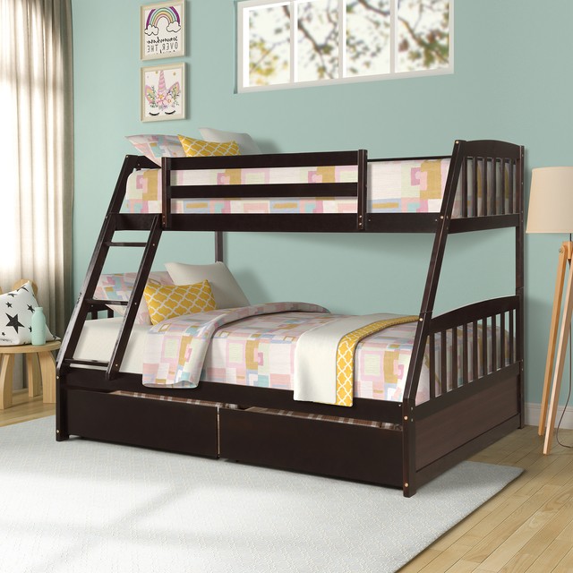wooden bunk beds ebay