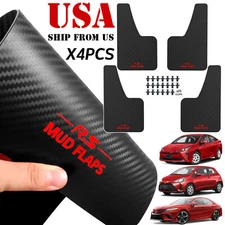 4PCS Mud Flaps Front& Rear Black Universal Splash Guards for Toyota Car Pickup
